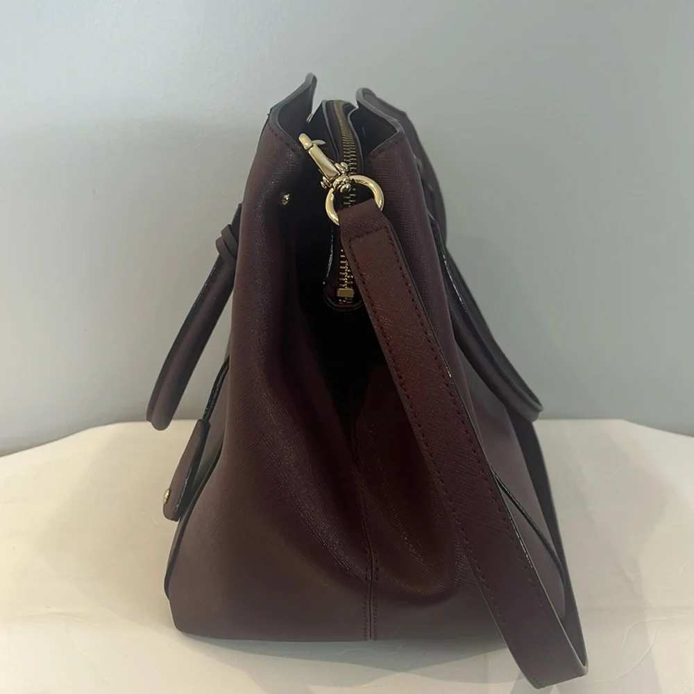 kate spade New York Tilden Place Sloan Satchel in Deep Plum - Picture 4 of 17